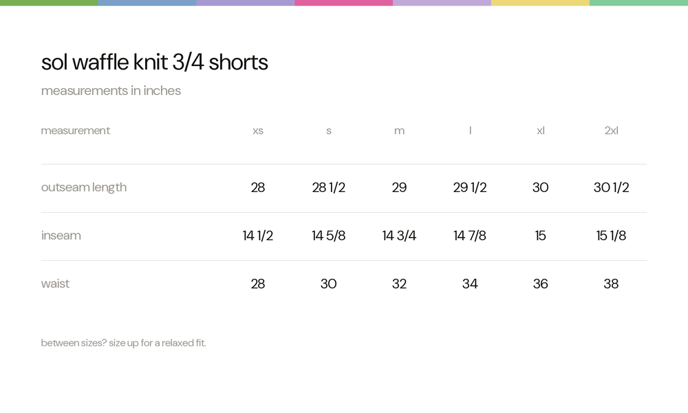 size guide