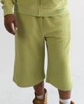 "Sol" Waffle Knit Shorts - Sage
