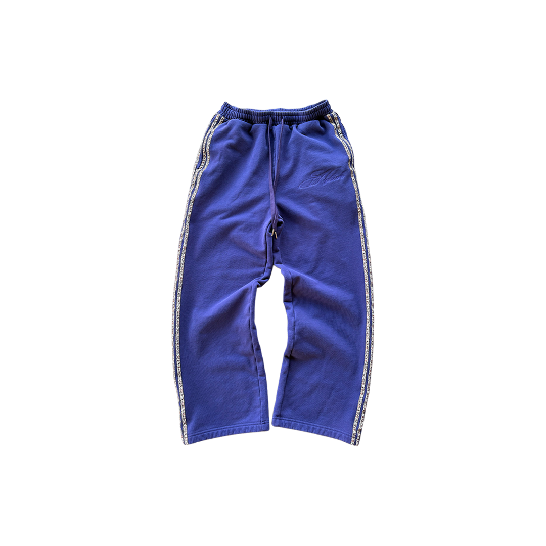 "Berry" Blue Cheetah Sweats