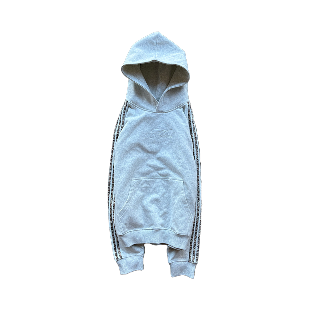 "Ash" Gray Cheetah Hoodie