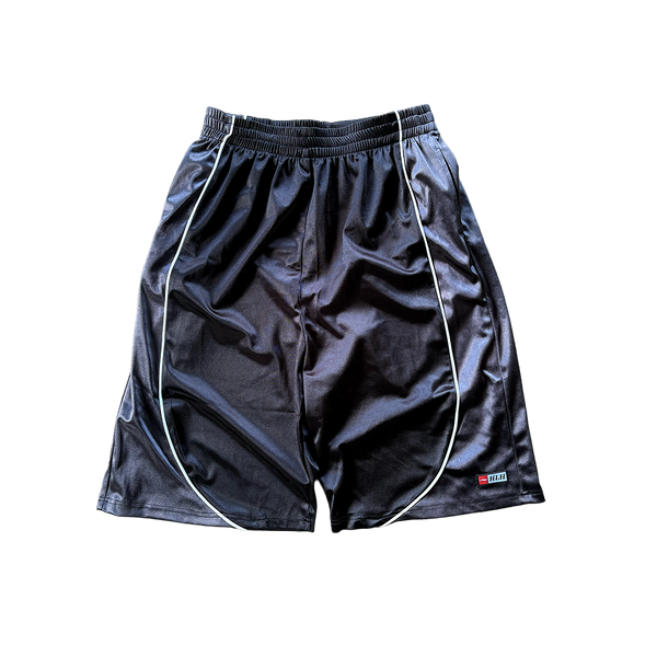 "Vivo" Basketball Shorts - Black & Silver