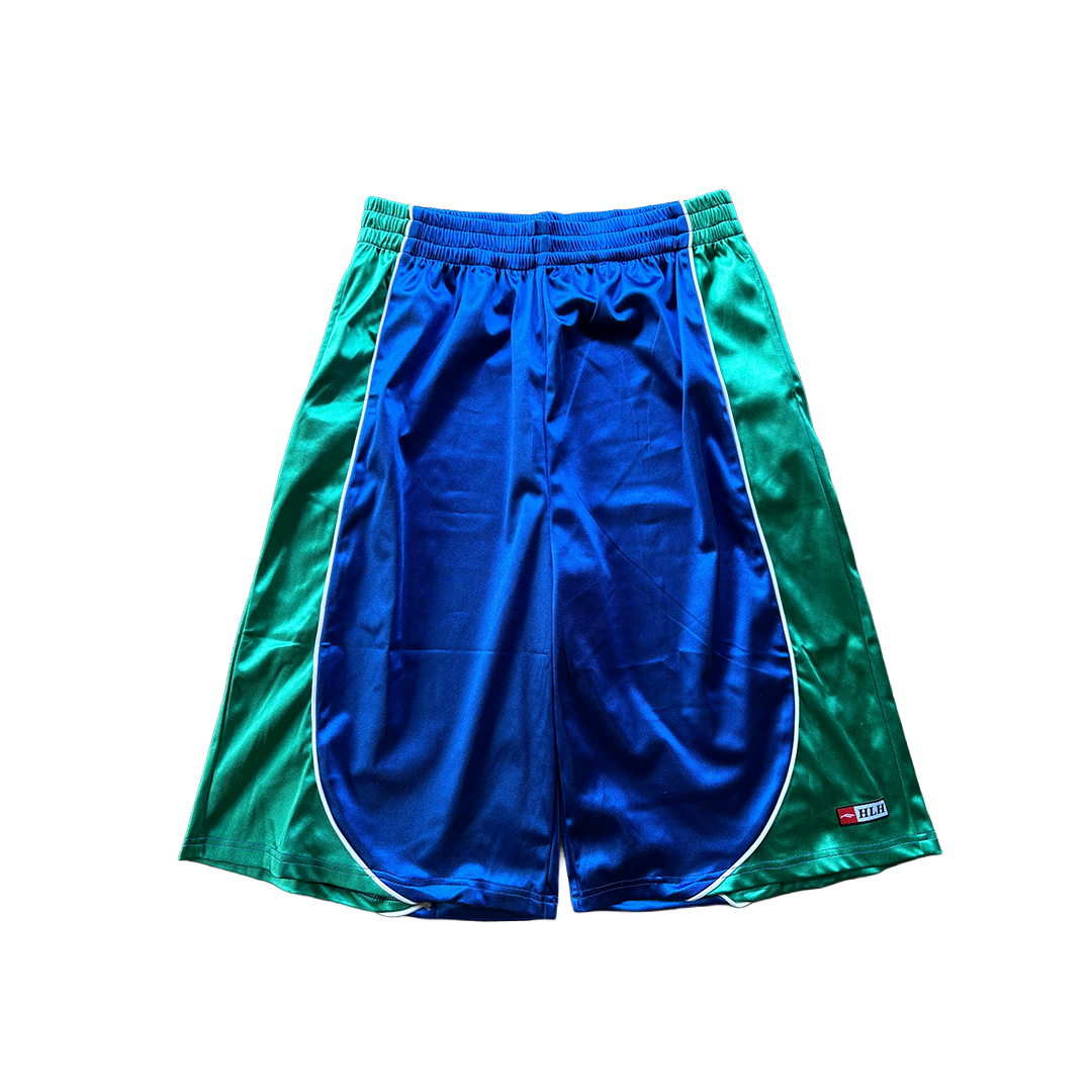 "Vivo" Basketball Shorts - Blue & Green