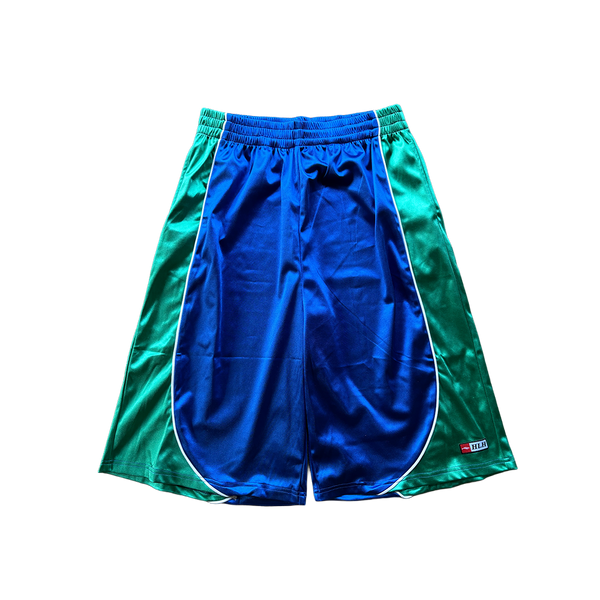 "Vivo" Basketball Shorts - Blue & Green