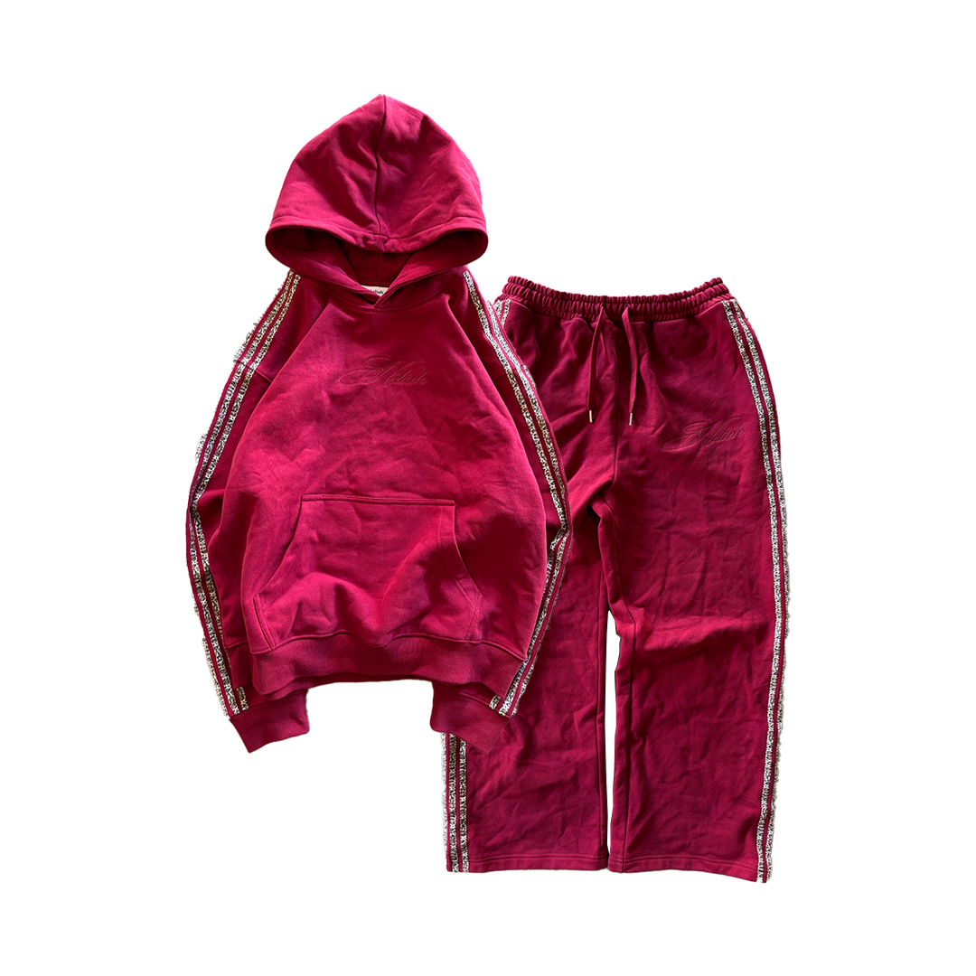 "Wine" Red Cheetah Bundle