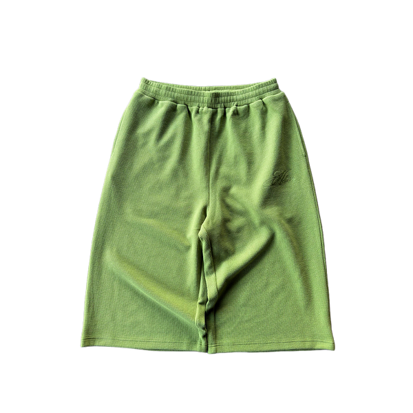 "Sol" Waffle Knit Shorts - Sage